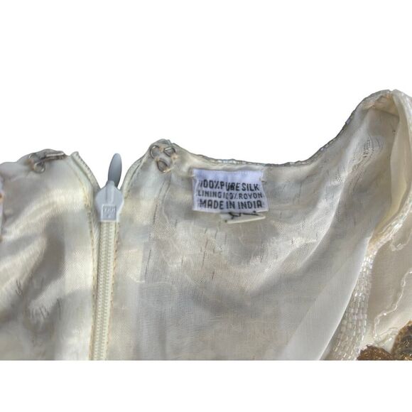 100% Silk Moonlite New York beaded and sequined dress, size medium - Picture 5 of 6